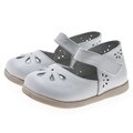 Little Blue Lamb Toddler UI Series White Leather Dress Shoes