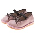 Little Blue Lamb Toddler Pink Bow Squeaky Shoes