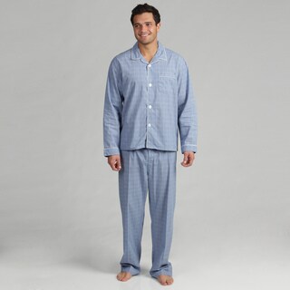 Majestic Men's Broadcloth Stripe 2-piece Pajama Set