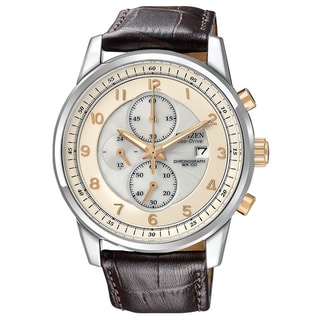Citizen Men's Stainless Steel 'Eco-Drive' Chronograph Watch