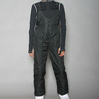 Pulse Women's Classic Black Ski Bib Pants