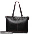 Johnston & Murphy Women's Leather Zip Tote Handbag