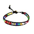 Golden Ohm Multi Stone Single Strand Bracelet (Thailand)