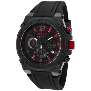 Red Line Men's 'Activator' Black Silicone Watch