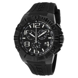 Swiss Legend Men's 'Super Shield' Black Silicone Watch