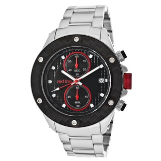 Red Line Men's 'Carbon Brake' Stainless Steel Watch