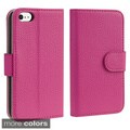 BasAcc Leather Wallet Case with Card Holder for Apple iPhone 5