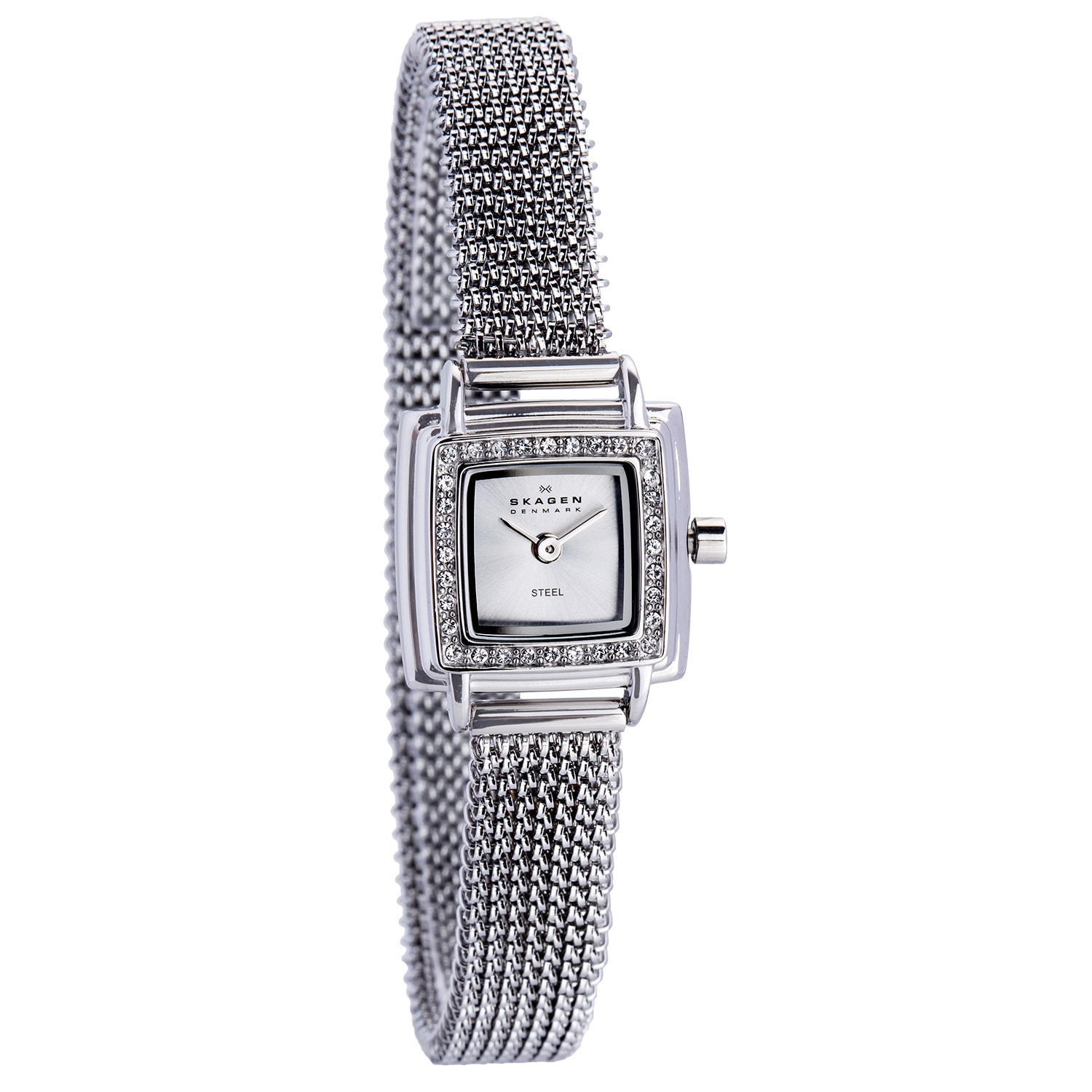 Skagen Womens Stainless Steel Crystal Watch Was $99.99 Today $69.99