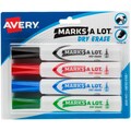 Marks-A-Lot Low Odor Chisel Tip Assorted Dry Erase Markers (Set of 4)