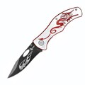 Master Cutlery Fantasy Dragon Red Folding Knife