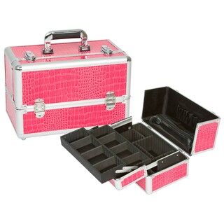 Seya Pink Gator Professional Makeup Case