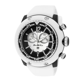 Glam Rock Women's 'Miami Beach' White Silicone Watch