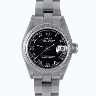 Pre-owned Rolex Women's Stainless Steel Datejust Watch