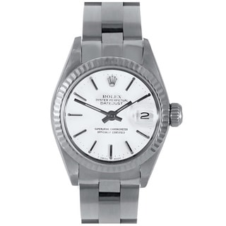 Pre-owned Rolex Women's Stainless Steel Datejust Watch