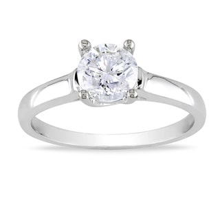 Miadora 14k Gold 1ct TDW Diamond Solitaire Engagement Ring (H-I, I2-I3)