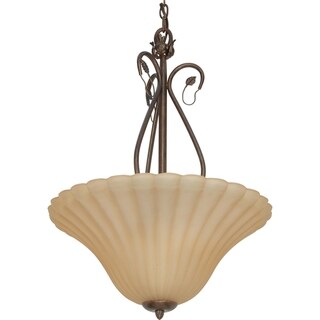 Nuvo 'Vine' 3-light Sonoma Bronze Pendant