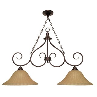 Nuvo 'Moulan' 2-light Fluorescent Copper Bronze Trestle