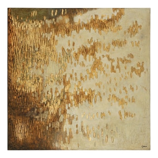 Charlene Lynch 'Gold Rush' Hand-painted Canvas Art