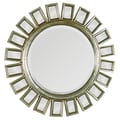 Carwyn Gold Finish Accented Mirror