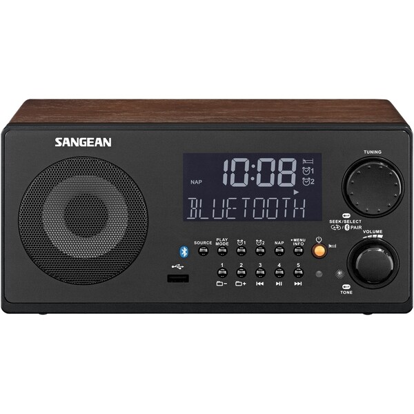 Sangean WR-22 Clock Radio - 7 W RMS