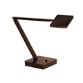 Mondoluz 'Rhombus' 1-light Urban Bronze Table Lamp