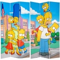 Seven-Foot Tall Double Sided 'Simpsons Kids' Canvas Room Divider (China)