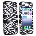 BasAcc Black/ Black White Zebra Hybrid Case for Apple iPhone 5