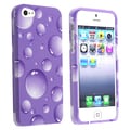 BasAcc Purple Bubbles Snap-on Case for Apple iPhone 5