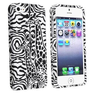 BasAcc Black Giraffe Snap-on Case for Apple iPhone 5