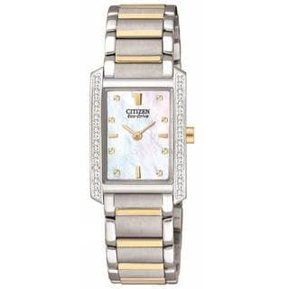 Citizen Women's Two-tone Eco-Drive Palidoro Diamond Watch