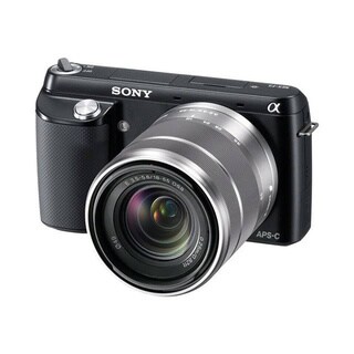 Sony Alpha NEX-F3 16.1MP Mirrorless Black Digital SLR Camera with 18-55mm Lens
