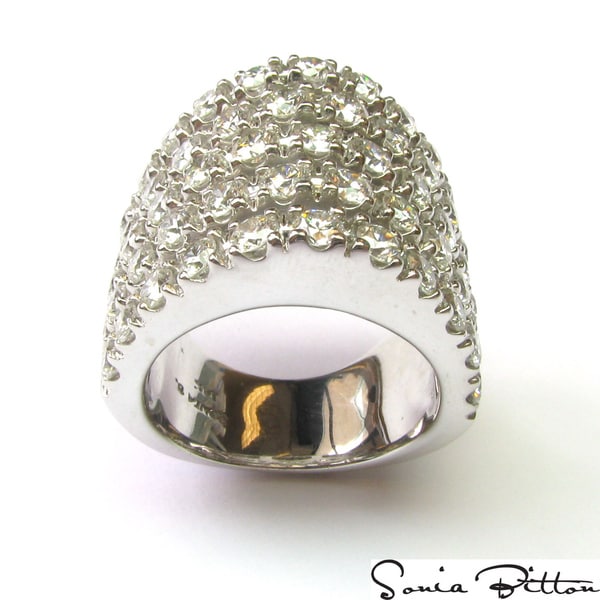 Sonia Bitton 14k Gold 4 1/2ct TDW Diamond Dome Ring (G H, SI1 SI2