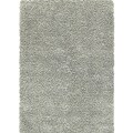 Grey/ Silver Shaggy Hand Woven Rug