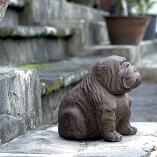 Buy  Volcanic Ash Behaving Bulldog Sculpture