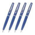 Paper Mate Professional Series Lexicon Galactic Blue CT Ballpoint Pen (Pack of 4)