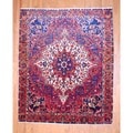 Persian Hand-knotted Bakhtiari Red/ Orange Wool Rug (9' x 11')