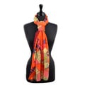 LA77 Women's Skull and Flags Scarf