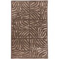 Candice Olson Hand-tufted Zebra Animal Print Berkmeer Wool Rug (2' x 3')