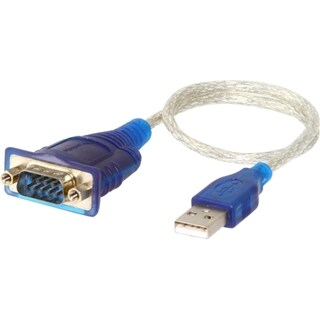 Sabrent USB 2.0 to Serial DB9 Male (9 Pin) RS232 Cable Adapter 1 Ft