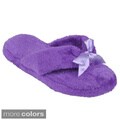 Journee Collection Womens Fleece Lined Flip Flop Slippers