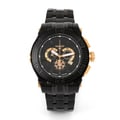 Renato Men's Black Stainless Steel 52 Diver Watch