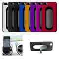 Apple iPhone 5 Aluminum Gravitate Clip Stand Case and Screen Protector Set (2 Front Anti-fingerprint and 1 Back Clear)