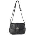 Journee Collection Women's Leather Crossbody Handbag