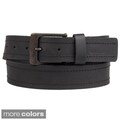 Timberland Men's Casual Topstitched Genuine Leather Belt