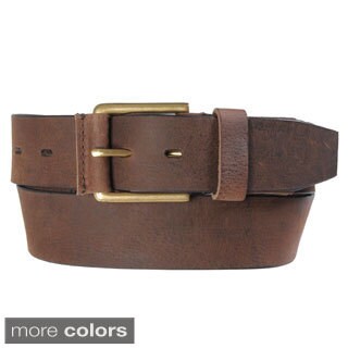 Timberland Men's Casual Distressed Genuine Leather Belt