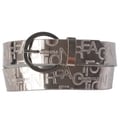 Kenneth Cole Reaction Unisex Casual Embossed Mirror Finish Belt