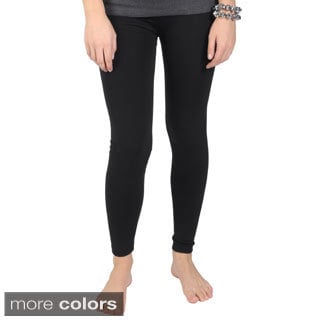 Journee Collection Juniors Fleece Lined Banded Waist Leggings-Image