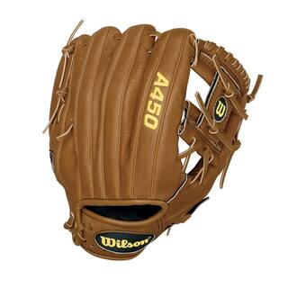 Wilson A450 Brown Gaming Gloves-Image