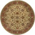 Hand-tufted Vault Beige Wool Rug (6' Round)