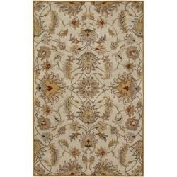 Hand-tufted Stage Gold Wool Rug (5' x 8')